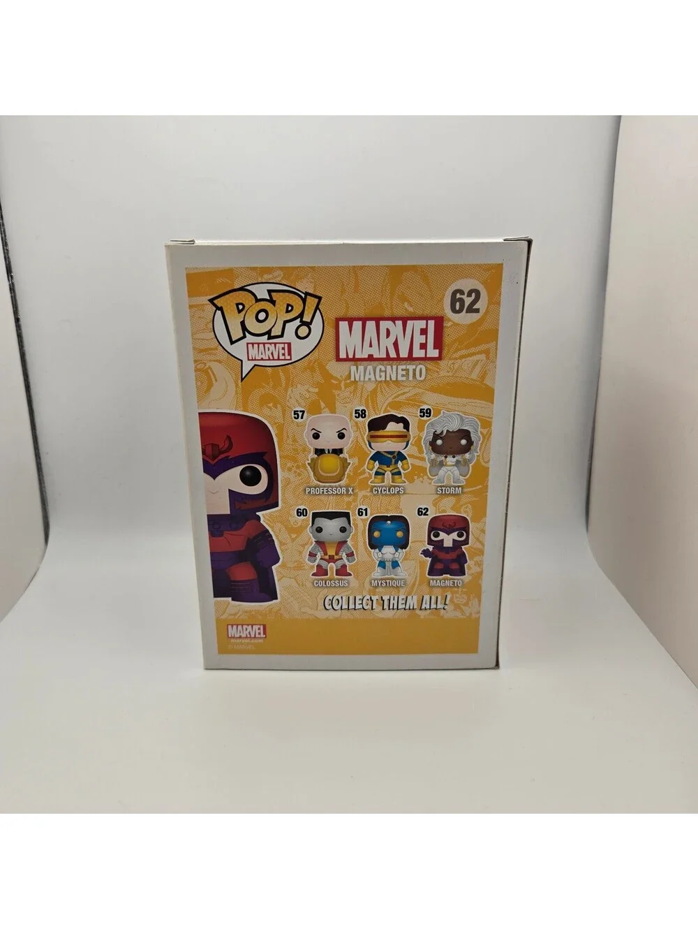 Funko Pop Marvel Magneto #62 X-Men Vinyl Bobblehead Figure Vaulted